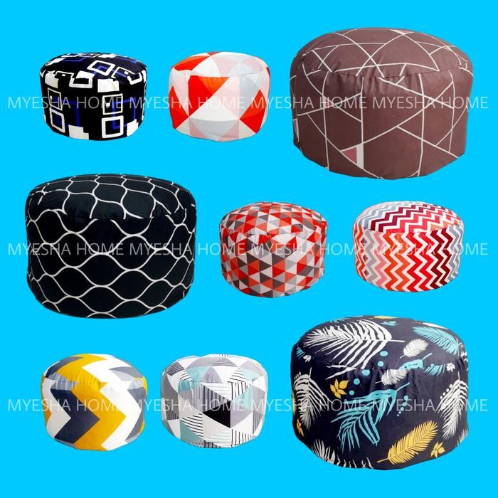 Cover Sofa Bean Bag Squishy Bulat Oval / Sarung Sofa Bean Bag Squishy