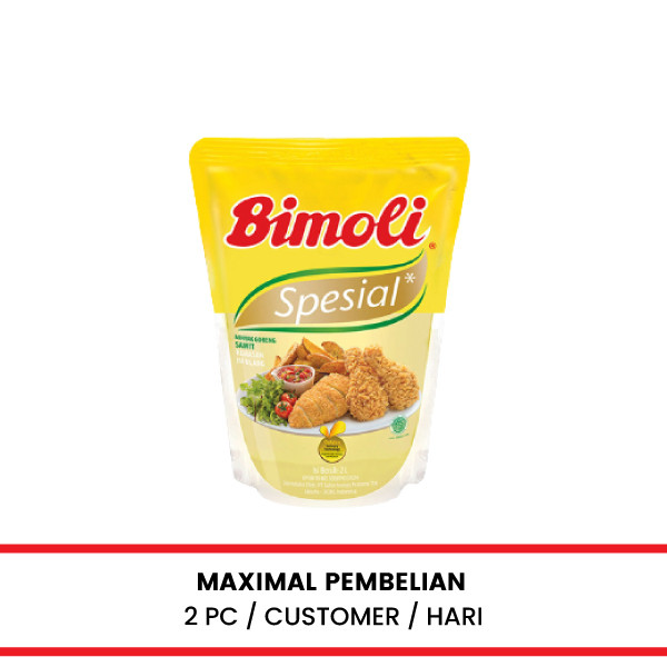 

BIMOLI COOKING OIL SPECIAL REFILL 2 LITER