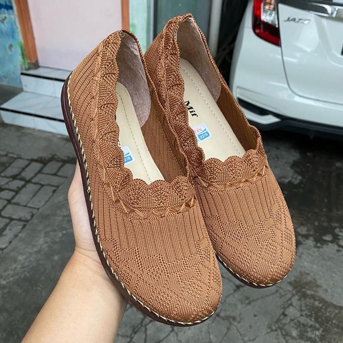 Sepatu Slip On Rajut Wanita Mif Original Kode SSOR