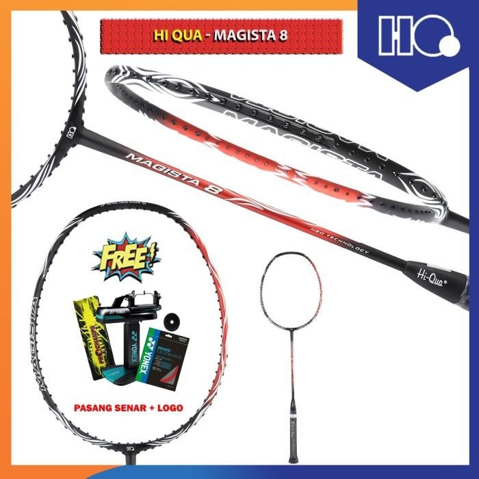 READY HI QUA RAKET BADMINTON MAGISTA 8 SERIES RAKET LOKAL VIRAL