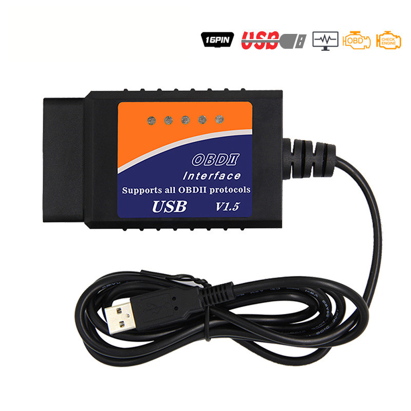 Auto Code Reader OBD/OBDII OBD2 Scanner ELM327 USB Car Diagnostic