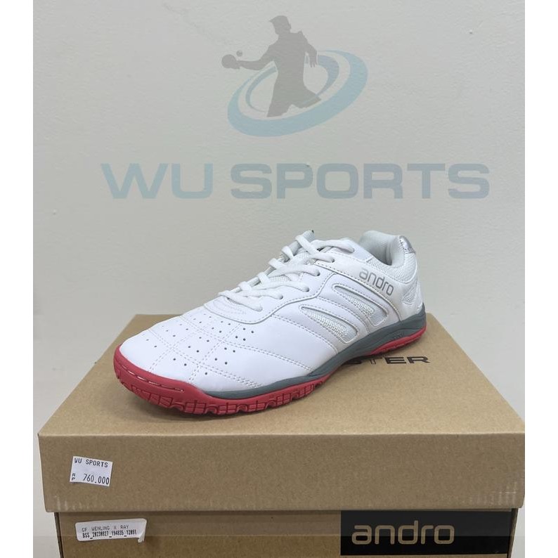 Sepatu Andro Shuffle STEP 2 White Red