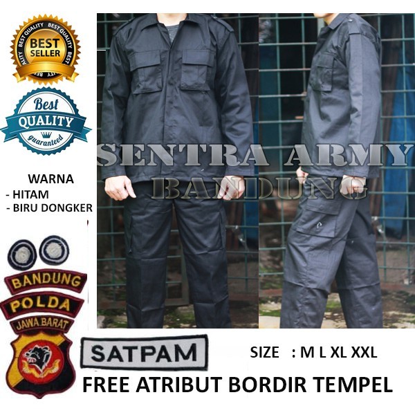 Sale Seragam Setelan Pdl Security Baju Pdl Satpam Pdl Brimob Termurah