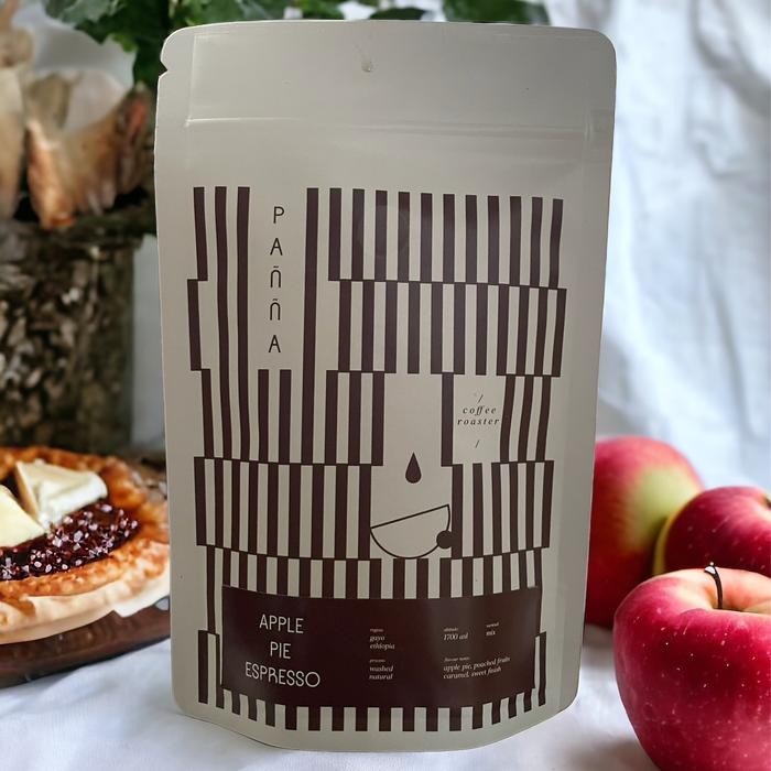 

Apple pie espresso blend panna coffee