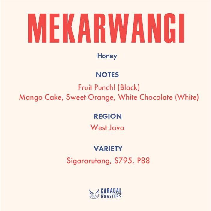 

Mekarwangi Honey Espresso 1kg