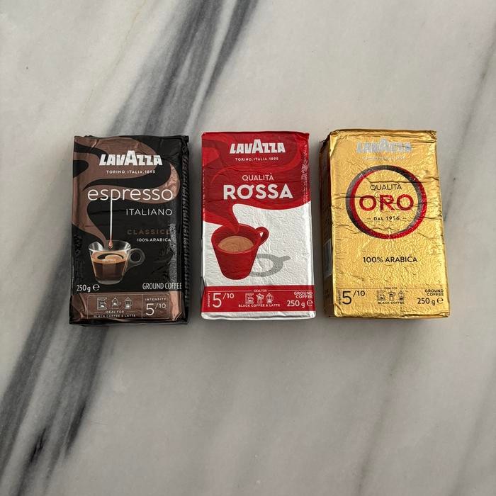 

Lavazza Ground coffee 250gr, kopi bubuk Lavazza no 1 Italy
