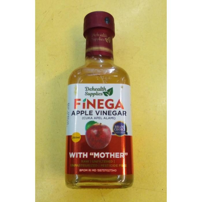 

FINEGA Apple Vinegar / Cuka Apel Alami with "Mother" 250ml [8997235890631]