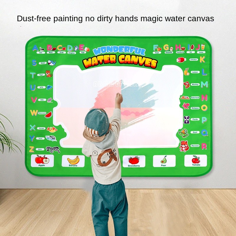 

150X100Cm Magic Water Canvas Graffiti Drawing Board Repeatedly Doodle Water Painting Carpet Reusable