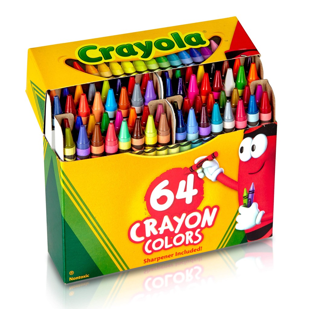 

Crayola Crayons - 64 Count, Kids Crayons, Back To School Craft Supplies For Classrooms, Nontoxic,