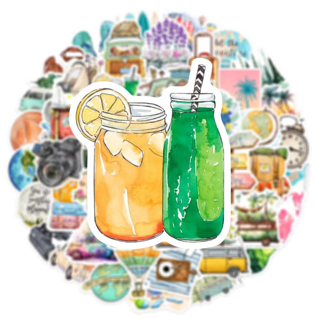 

10/30/50Pcs Outdoor Travel Waterproof Graffiti Sticker Aesthetic Decorative Luggage Laptop Cup Phone