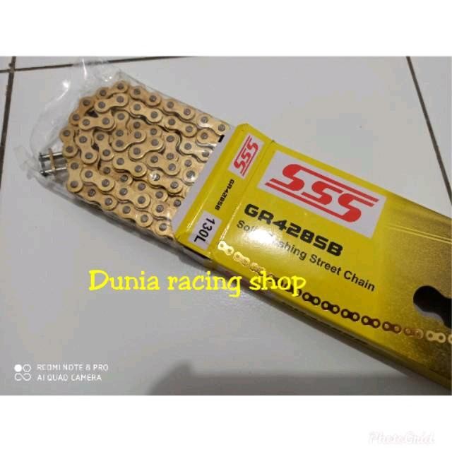 Rante sss Rantai sss 428 Original sss Rante sss 428 110 dan 428 130 Gold asli sss