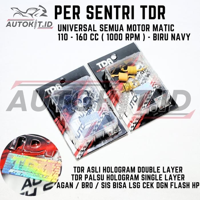 PER KAMPAS GANDA TDR 1000 RPM & 1500 RPM / PER SENTRI TDR 1000 RPM & 1500 RPM UNTUK MOTOR VARIO,
