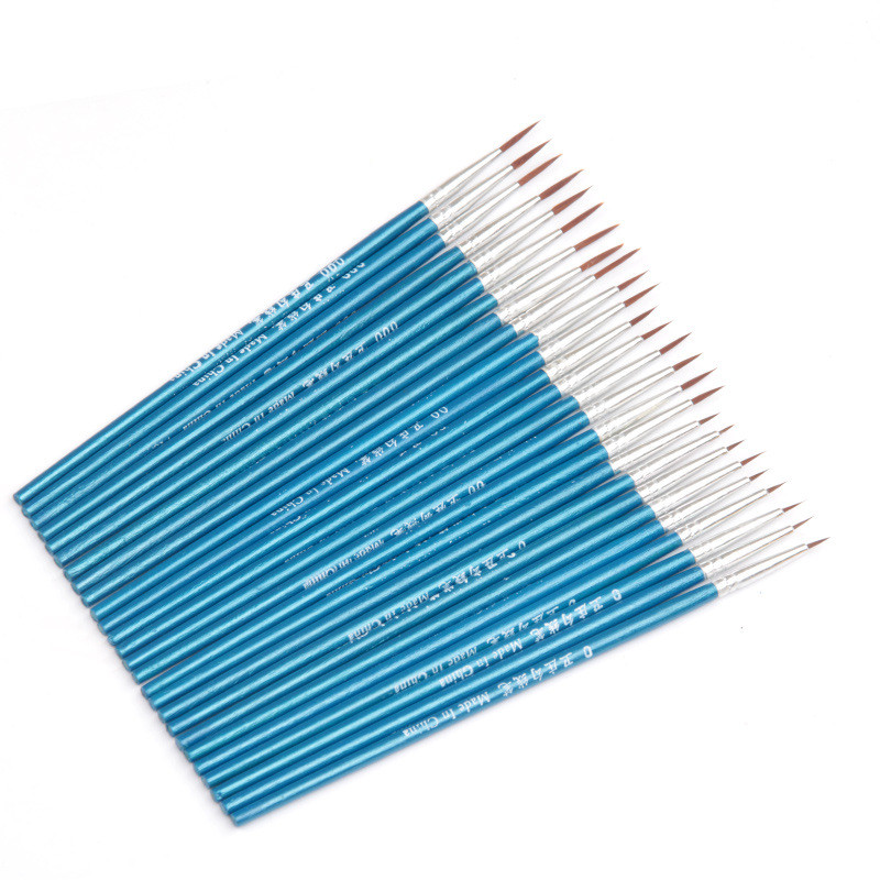 

5Pcs/Set Fine Thin Hook Line Pen Drawing Art Pen Paint Nylon Brush Art Supplies Painting Size 0 00