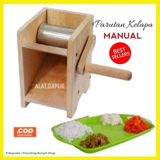 Parut Kelapa Jahe Kunyit Singkong Manual Kayu Berkwalitas.Tajam Kokoh
