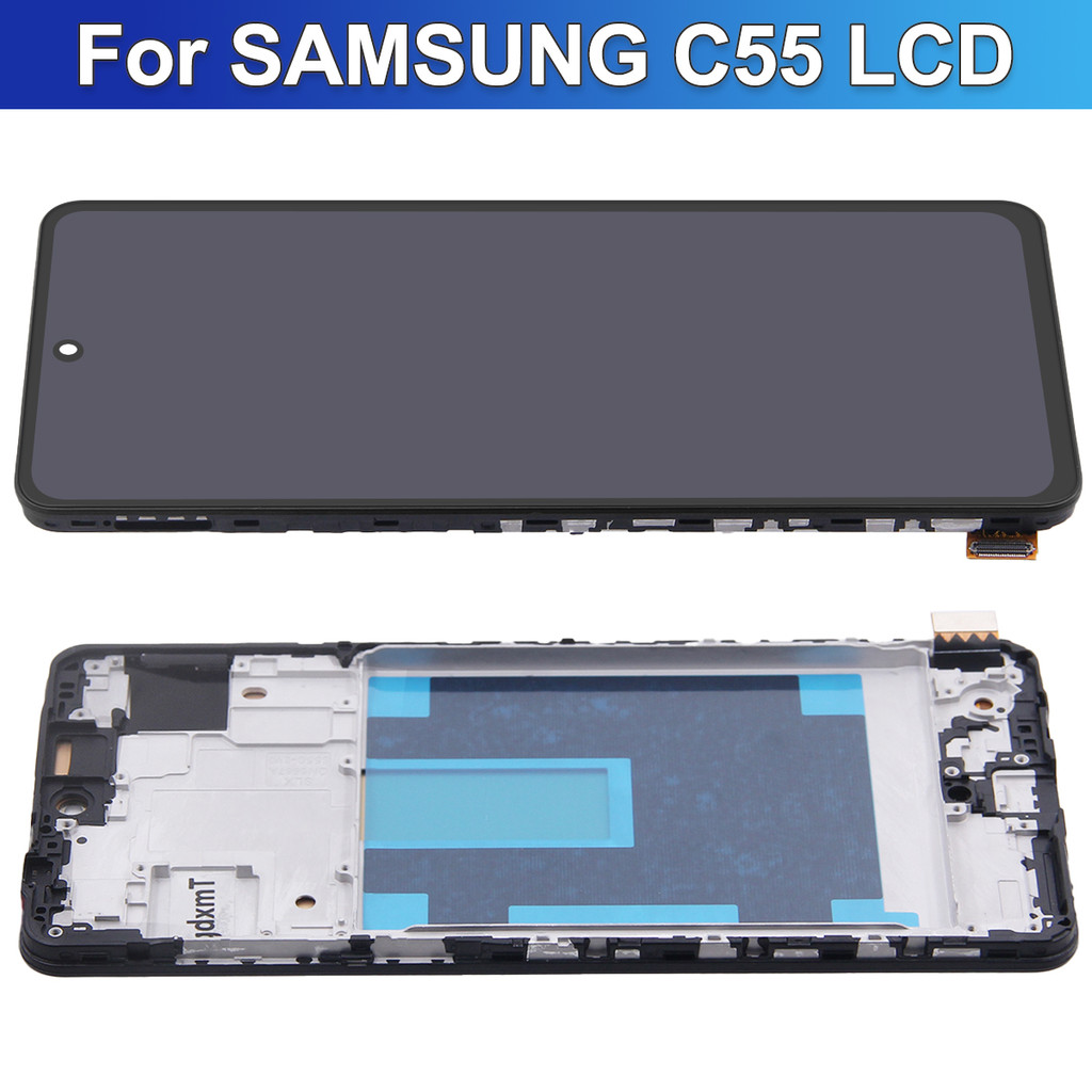 For Samsung C55 Sm-C5560 M55 Sm-M556B 6.7" Amoled Lcd Display Touch Screen Digitizer Assembly With