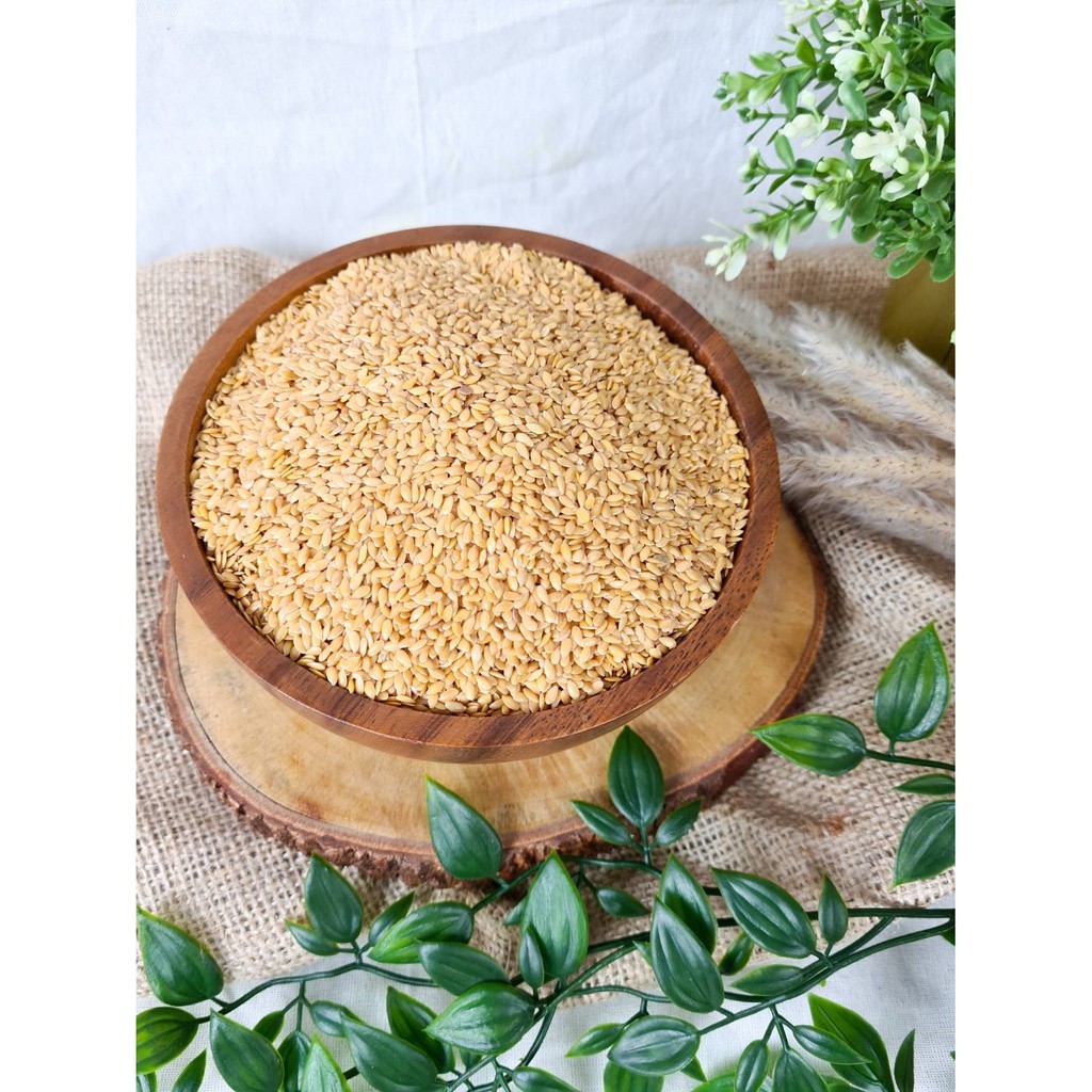 

Organic Paradise Golden Flaxseed 250 gram / Biji Rami Golden 250 gram Natural NON GMO