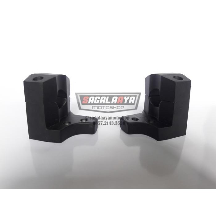Mister Gear Raiser Tegak Adaptor Stang Motor Bajaj Pulsar P180 Ug4 / P220