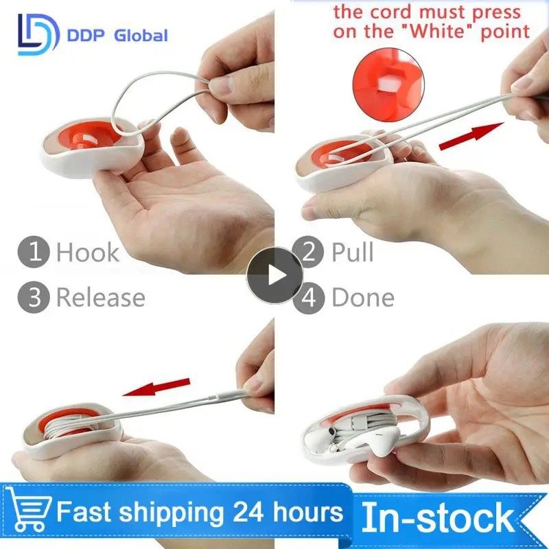 Mini Automatic Cable Winder Cable Organizer Smart Cable Organizer Earphone Earbud Type Cable Managem