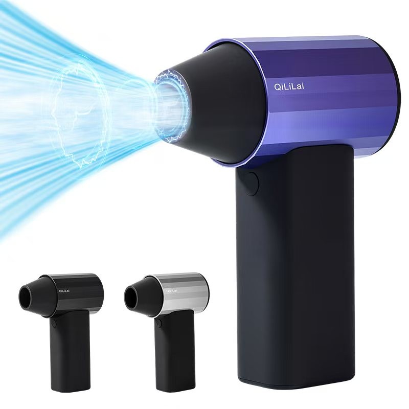 Qililai Handheld Mini Turbo Jet Fan40Mmbrushlesspowerful Air Blower Compressed Air Duster For Car