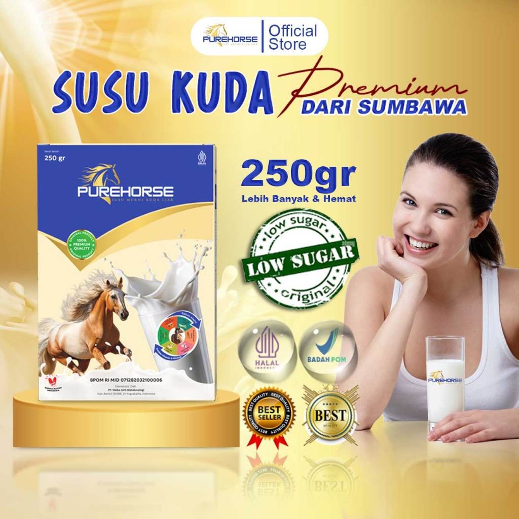 

SUSU KUDA PURE HORSE / SUSU KUDA ASLI 250GRAM 100% ORIGINAL