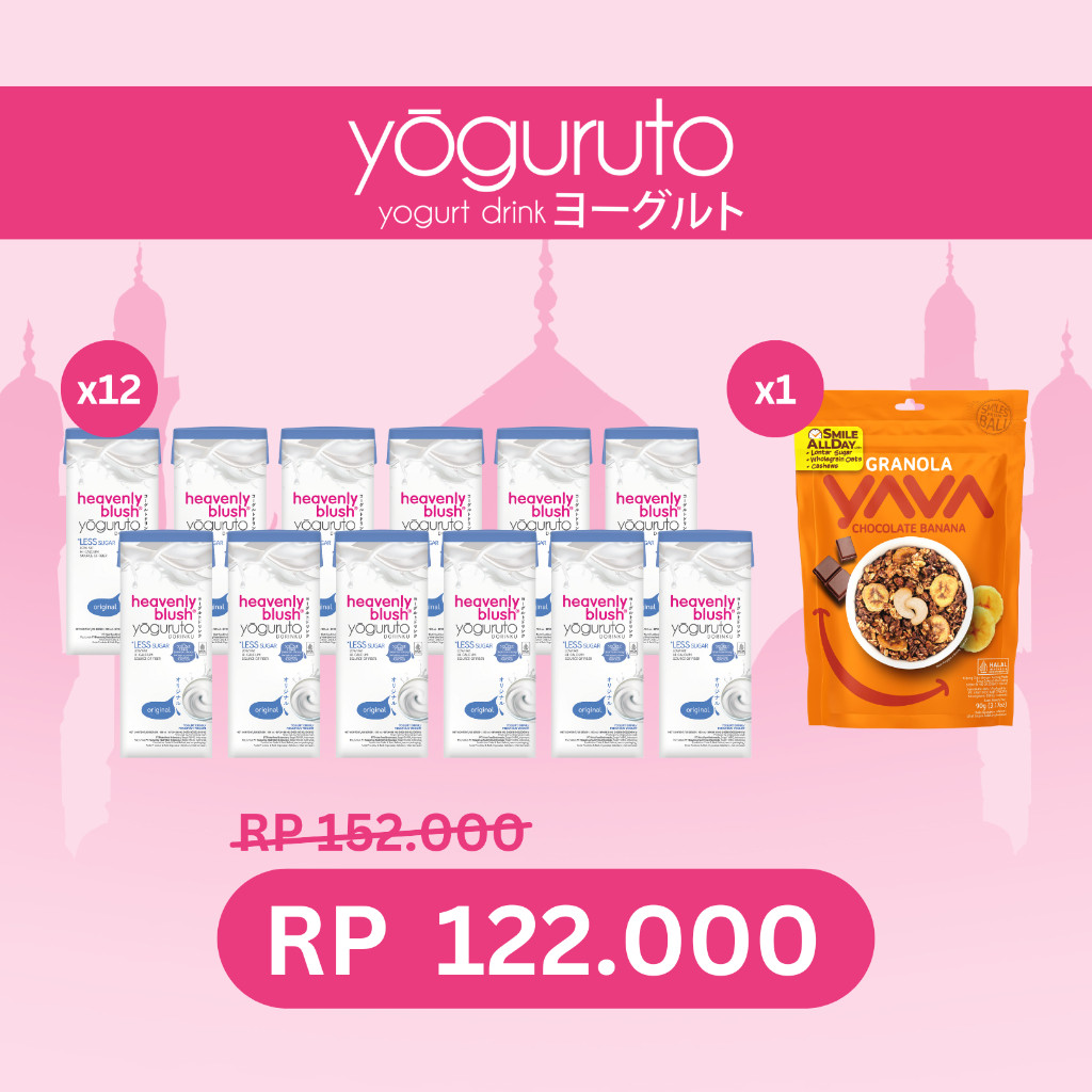 

YAVA X HEAVENLY BLUSH GREEK YOGURUTO ORIGINAL COLLABORATIONS - BERSAMA DALAM KEBAIKAN 100% ORIGINAL