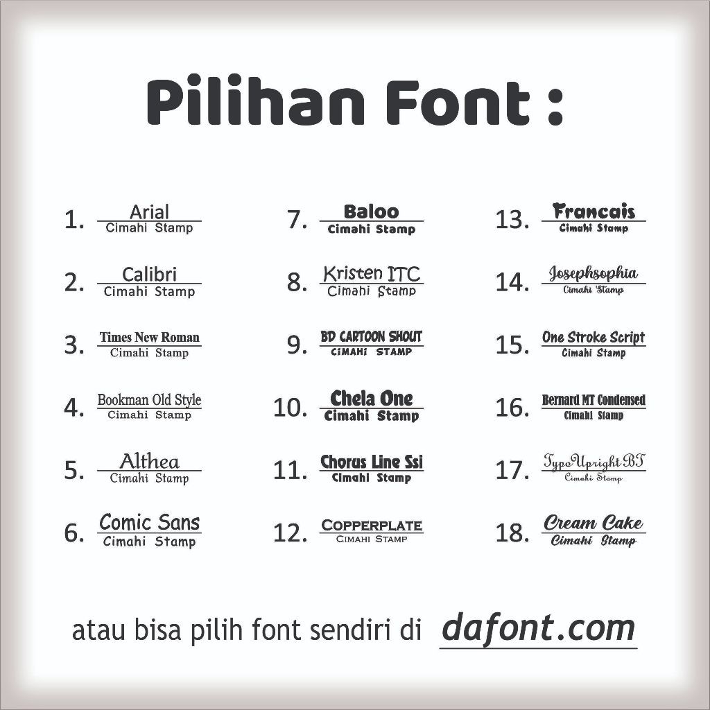 

[READY] Stempel Legalisir Custom