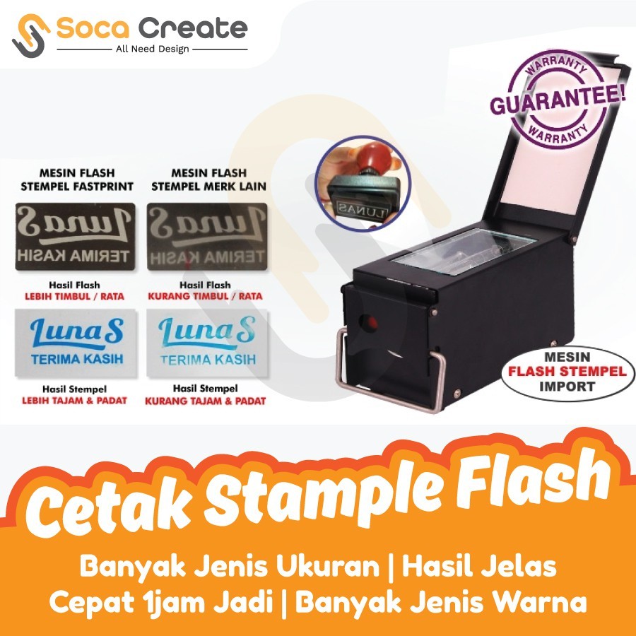 

[READY] Cetak Stample Flash 1jam Jadi Langsung Kirim