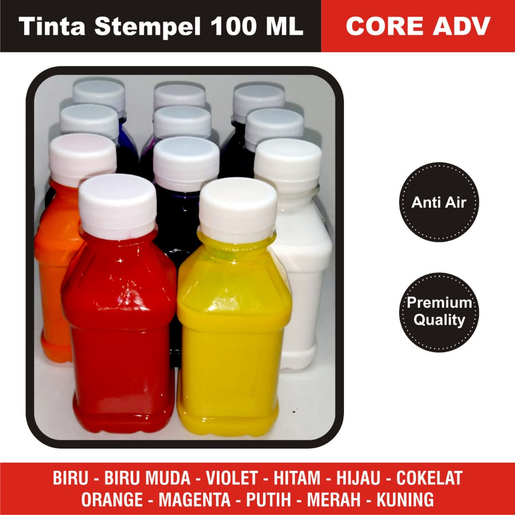 

[READY] Tinta Stempel Flash Waterproof 100 ML