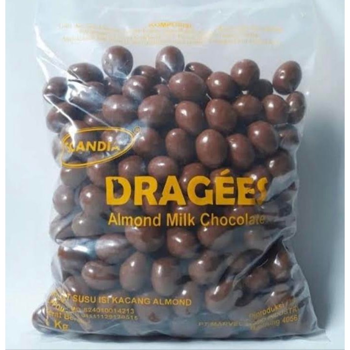 

.1kg coklat scandia almond - coklat isi kacang almond spt delfi almond Chocolate