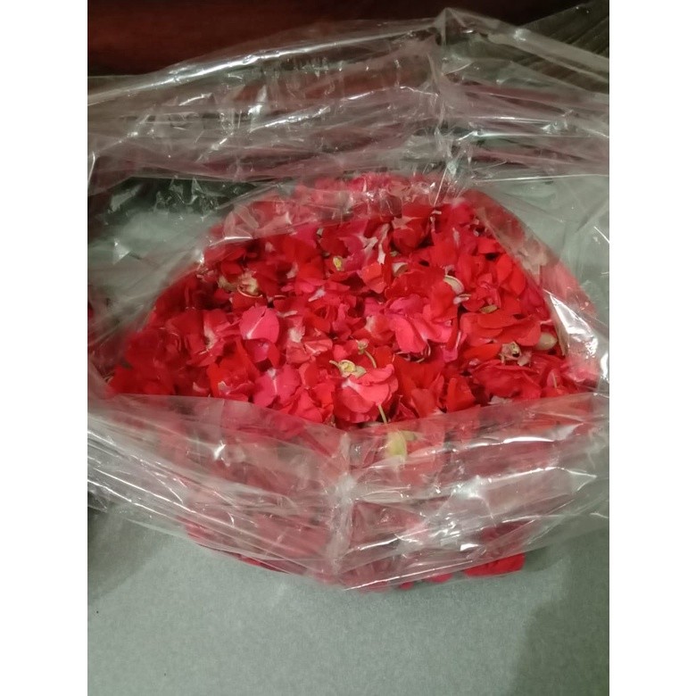 Baru Bunga Tabur Pihong Merah / Bunga Pihong Merah Perkantong 400 Gram