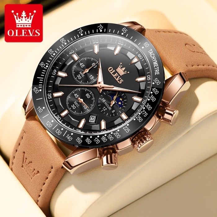 OLEVS Men's Watches Popular Fashion Original Quartz Watch for Man