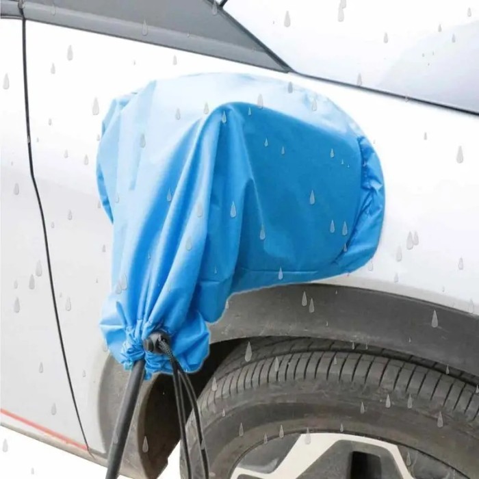 EV Charger Plug Cover Electric Car Charger Rain Cover Protector