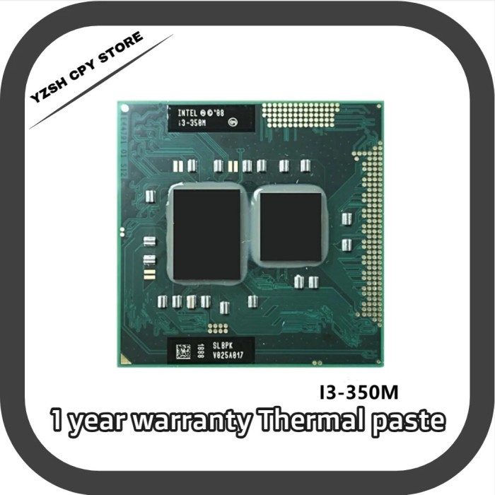 Intel Core laptop Mobile I3-350m I3 350m original Socket G1 CPU 3M