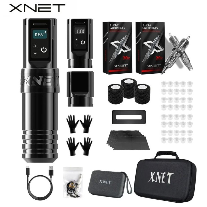 Xnet Torch Professional Wireless Tattoo Machine Pen Kit Coreless