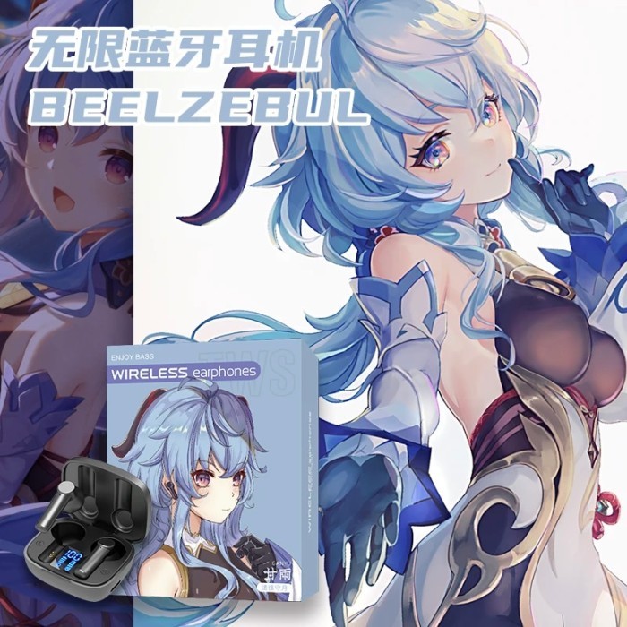 Game Anime Genshin Impact Zhongli Ganyu Hu Tao Raiden Shogun In-ear