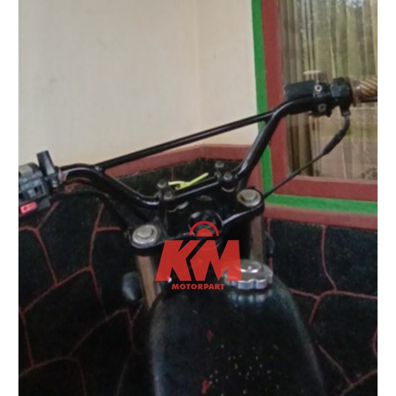 Stang Trail Variasi Stir Setang Motor Unsal Racing Tinggi 17 cm Panjang 73 cm k ke R15