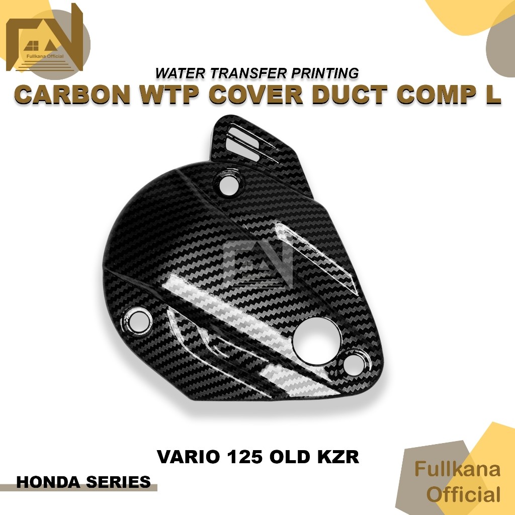 Keongan CVT Vario 125 Old Carbon R Cover L Duct Vario 125 Old Cover CVT Vario Techno 125 Old R Carbo
