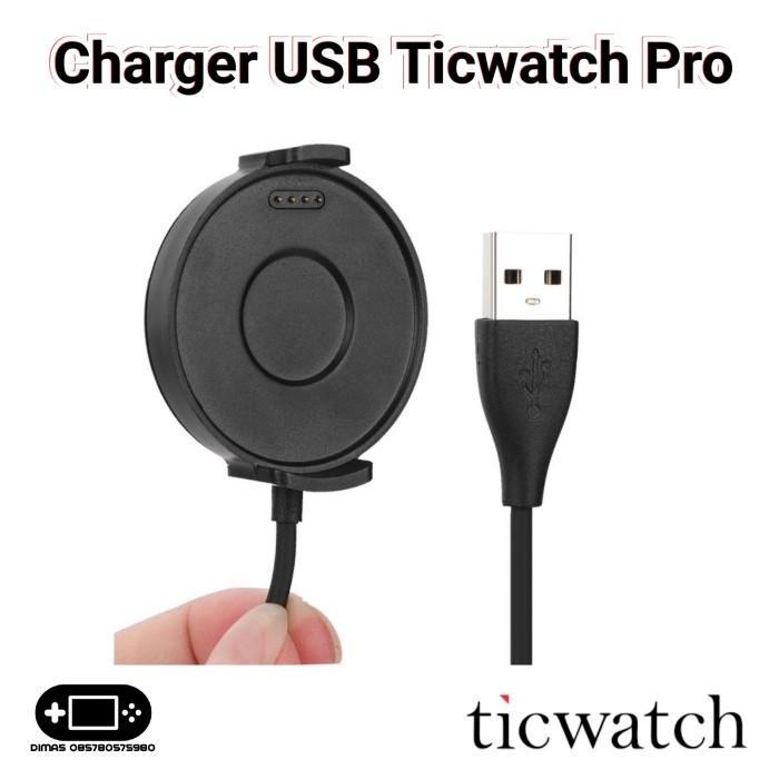 SA Kabel USB Charger Ticwatch Pro 2020 Charging Cable Smartwatch - Ticwatch Pro *