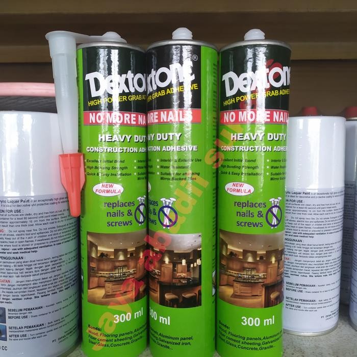 lem dextone no more nails / dextone contruction no more nails 300ml
