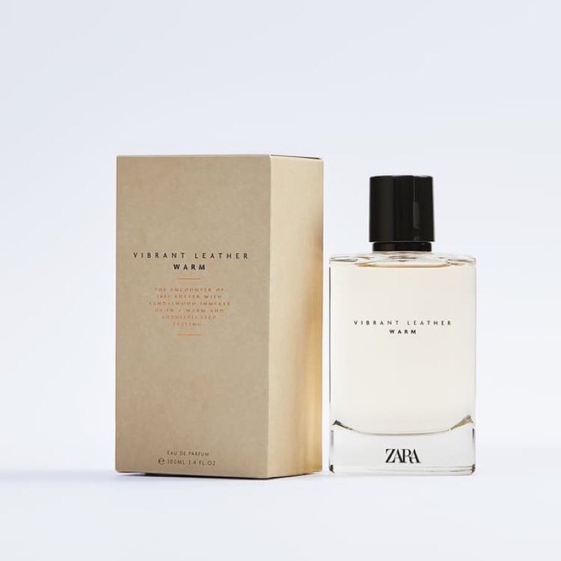 Parfum Original Eropa Zara vibrant leather warm for men EDP 100ml