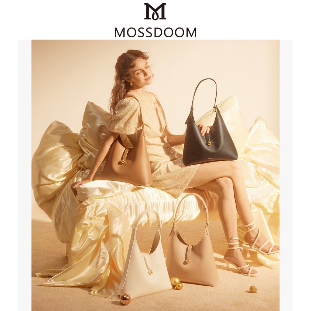 MOSSDOOM GIO BAG GOLDEN TIME RAMBLINGS DESIGNER COLLECTION TAS BAHU GIO BAG KEMEWAHAN RINGAN DENGAN