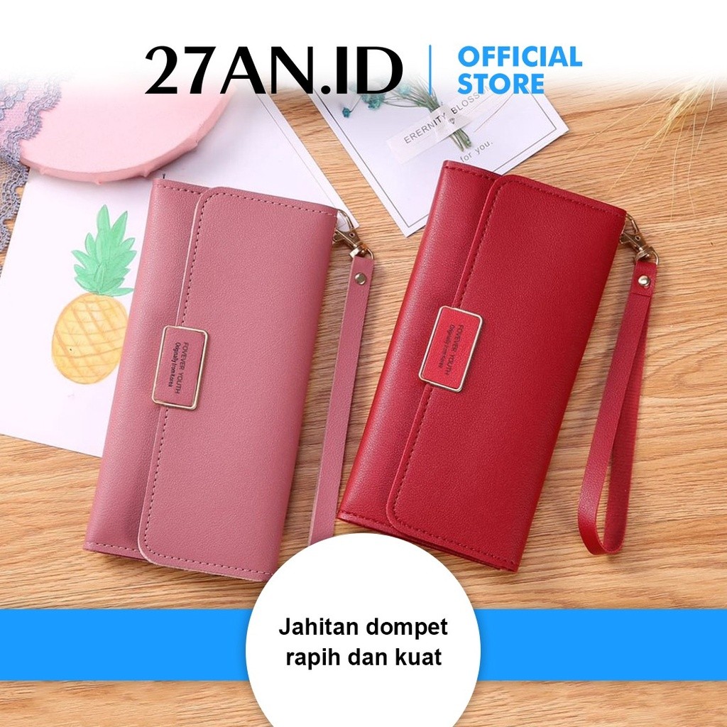 DOMPET PANJANG WANITA AK1006 DOMPET WANITA PANJANG DENGAN TALI PENDEK IMPORT
