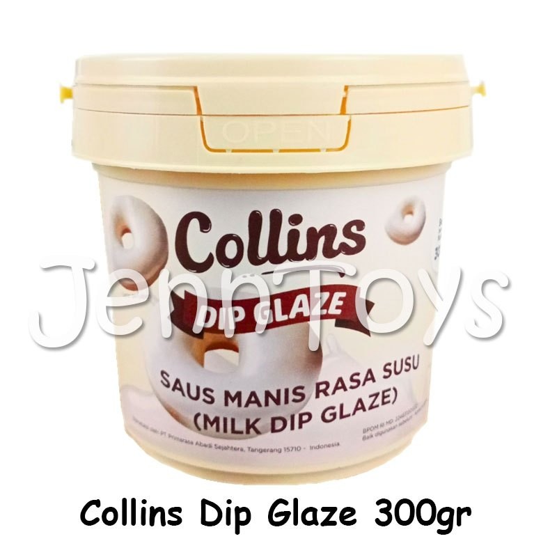 

COLLINS DIP GLAZE 300 GRAM