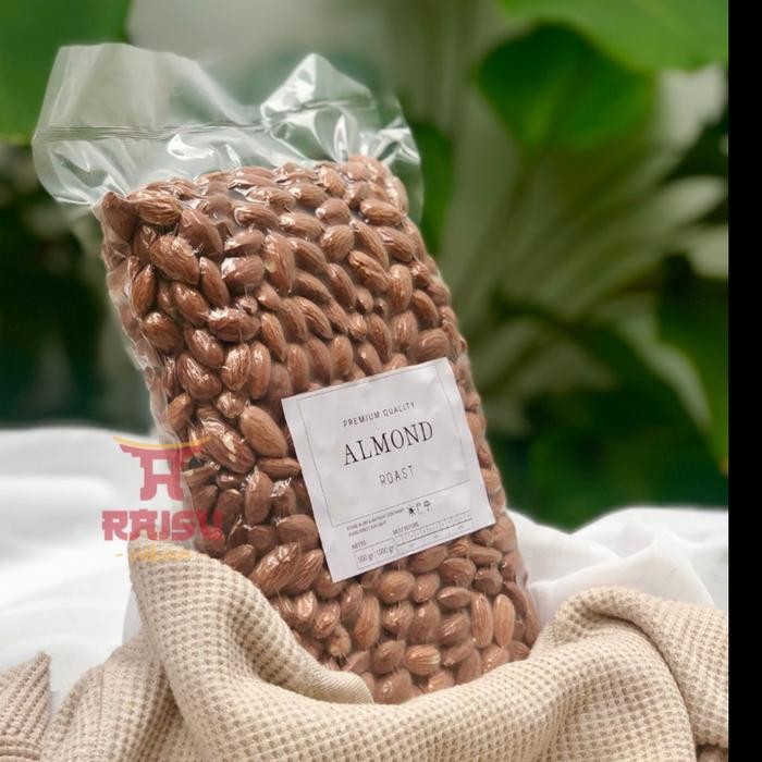 

ALMOND PANGGANG ROASTED - UNSALTED , FRESH DARI OVEN LANGSUNG Terlaris