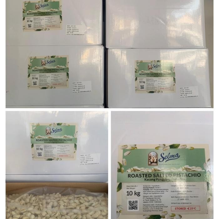 

Kacang pistachio selma 10kg Terlaris