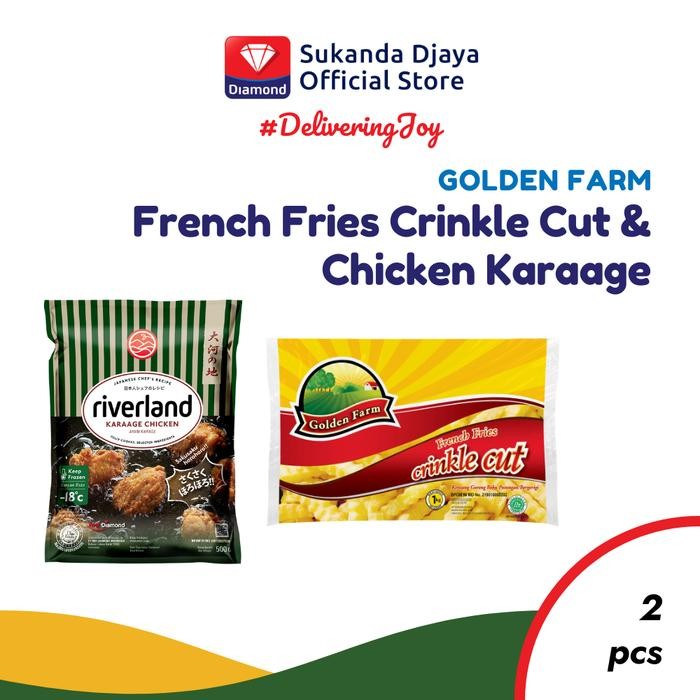 

Riverland Kaarage Chicken & Golden Farm Crinkle Cut Special Bundle Terlaris