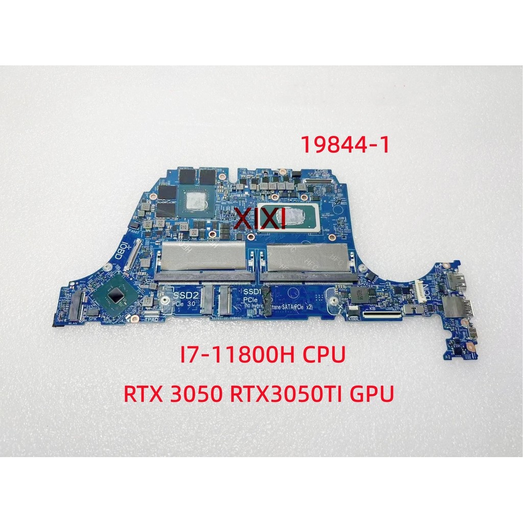 19844-1 FOR  inspiron 16 7610 Laptop Motherboard With I7-11800H CPU RTX 3050 RTX3050TI GPU 100% Full