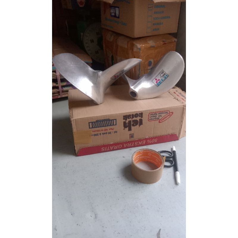 Baling-baling atau Kipas perahu ketinting balap model Thailand Zet31 TOP TURBO khusus balap