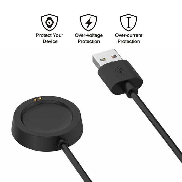 (Expert) Kabel Charger Smartwatch T500 T55 X6 X7 Hw12 Hw16 Hw22 F10 W26 W27 W34