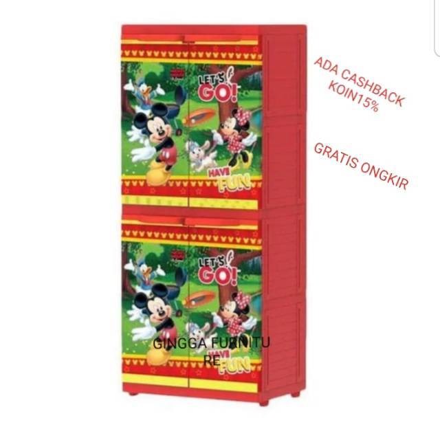 LEMARI PLASTIK KARAKTER NAIBA